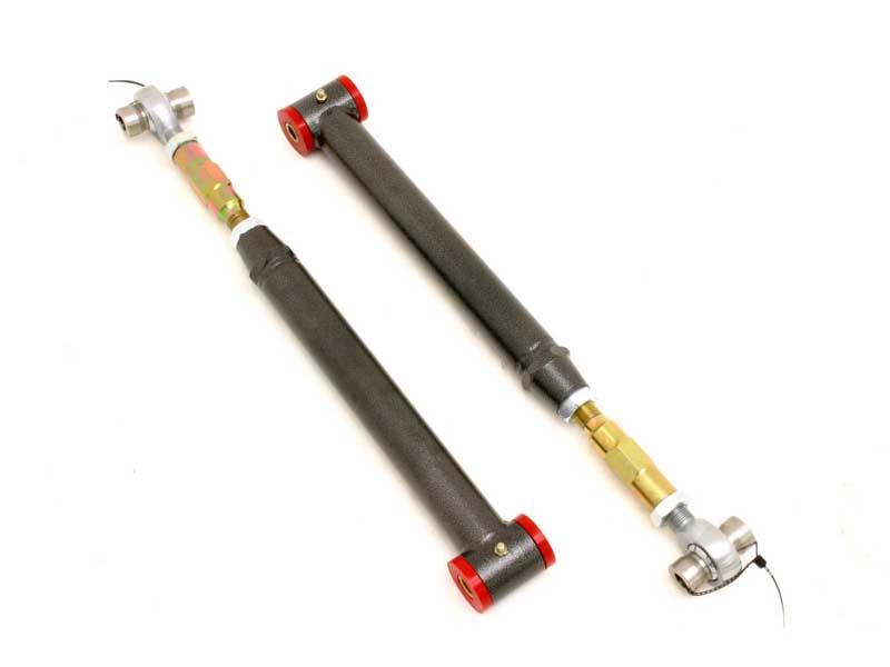 BMR TCA004H Lower Control Arms, On-car Adj, Poly/Rod End Combo, Black for 1982-2002 F-Body