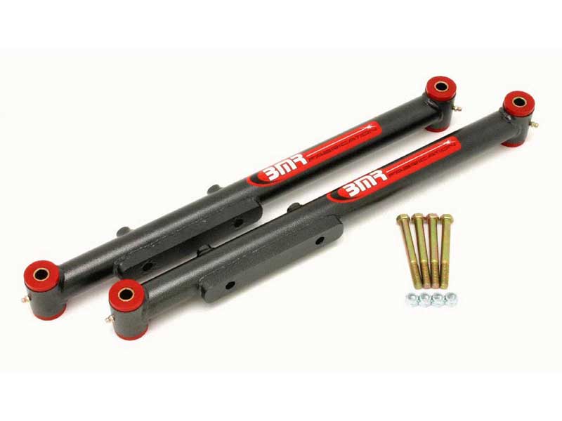 BMR TCA007H Lower Control Arms, Non-Adj With Poly Bushings, Ext Length, Black for 1991-1996 B-Body