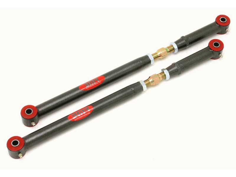 BMR TCA012H Lateral Arms, Adjustable, Rear, Forward Mount, Black Hammertone for 1996-2006 W-Body
