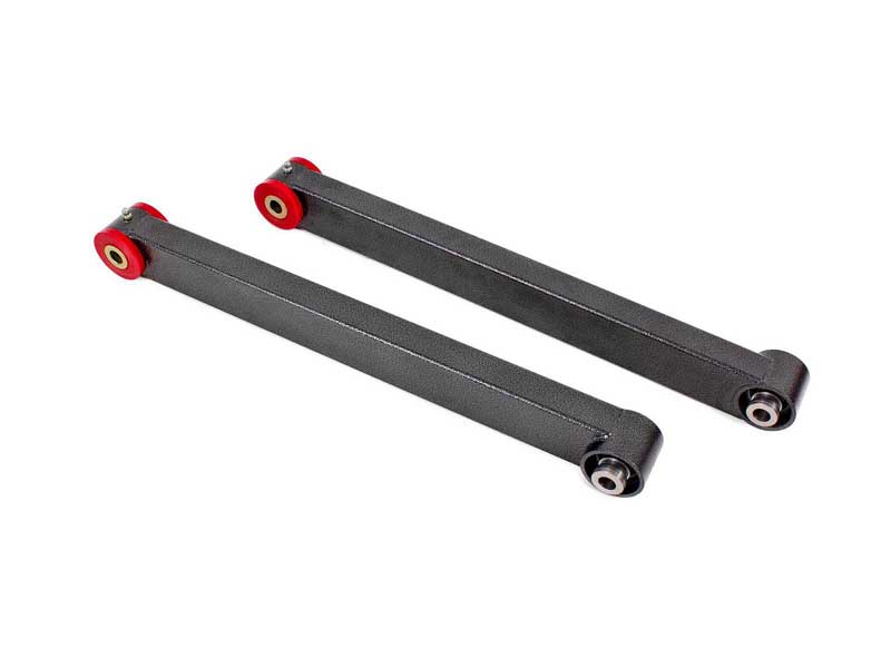 BMR TCA022H Lower Control Arms, Boxed, Non-Adj With Poly/spher Combo, Black for 2005-2014 Mustang