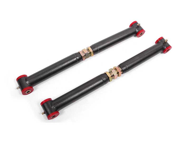 BMR TCA023H Lower Control Arms, On-car Adj W/Poly Bushings, Black, 2002-09 Trailblazer, 2003-06 SSR
