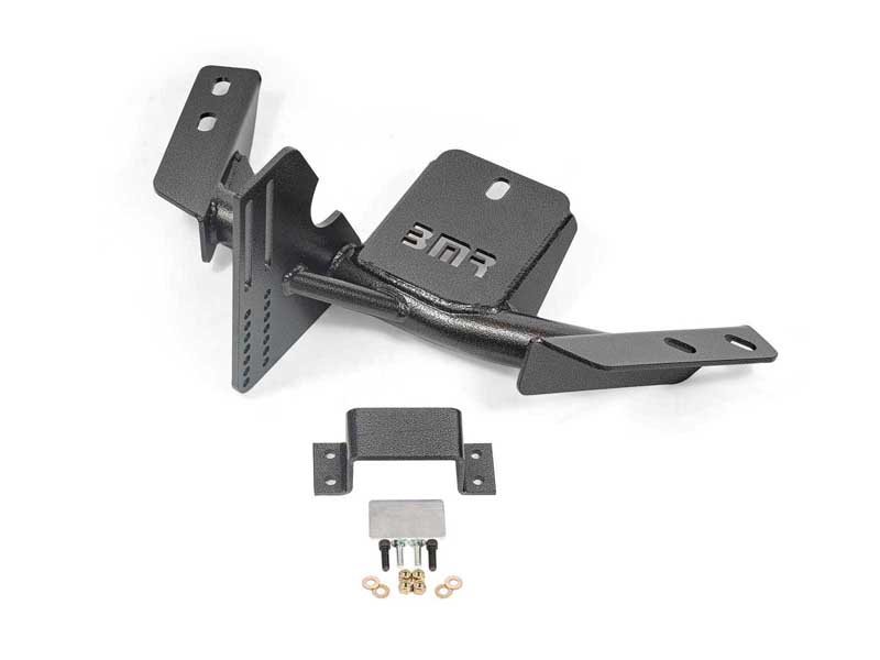 BMR TCC018H Torque Arm Relocation Crossmember, TH350 / PG, Black Hammertone for 1984-1992 F-Body