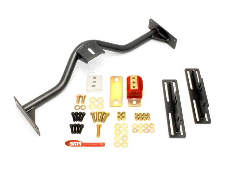 BMR TCC030H Transmission Conversion Crossmember, TH350, PG, 700R4, 4L60E, Black for 1967-1969 F-Body