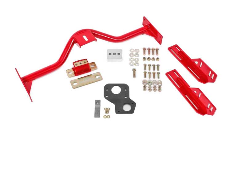 BMR TCK005R Six Speed Conversion Kit, T56, Red for 1967-1969 F-Body