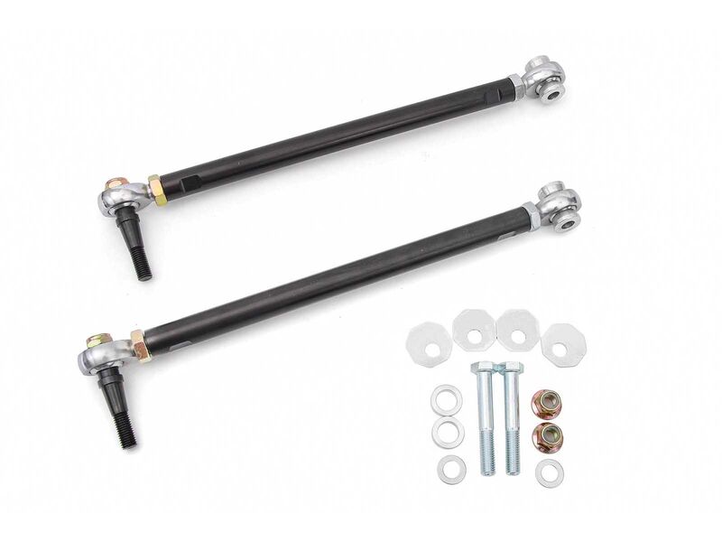 BMR TR570 Toe Rods For 15" Conversion Kit, Black Anodized for 2014-2019 Corvette C7 & Z06