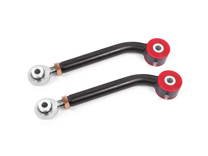 BMR UTA111H Upper Trailing Arms, Single Adj W/Poly/Rod Ends, Black, 2006-2023 Challenger & Charger