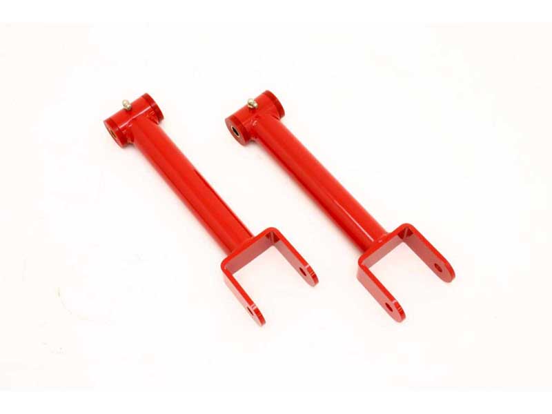 BMR UTCA003R Upper Control Arms, Non-Adj With Poly Bushings, Ext Length, Red for 1991-1996 B-Body