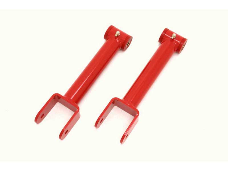 BMR UTCA006R Upper Control Arms, Non-Adjustable With Poly Bushings, Red for 1978-1987 G-Body