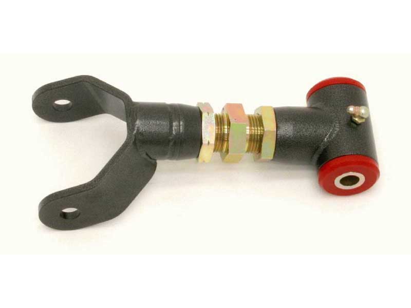 BMR UTCA027H Upper Control Arm, On-car Adj, Poly Bushing, 9" Housing, Black for 2005-2010 Mustang