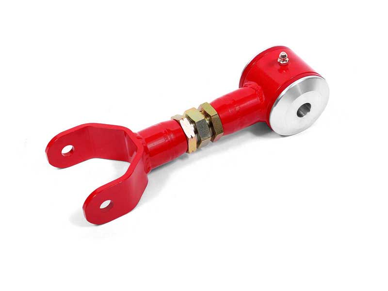 BMR UTCA032R Upper Control Arm, On-car Adjustable With Poly Bushing, Red for 2011-2014 Mustang