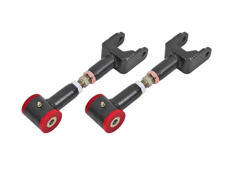 BMR UTCA043H Upper Control Arms, On-car Adj With Poly Bushings, Black for 1964-1967 A-Body