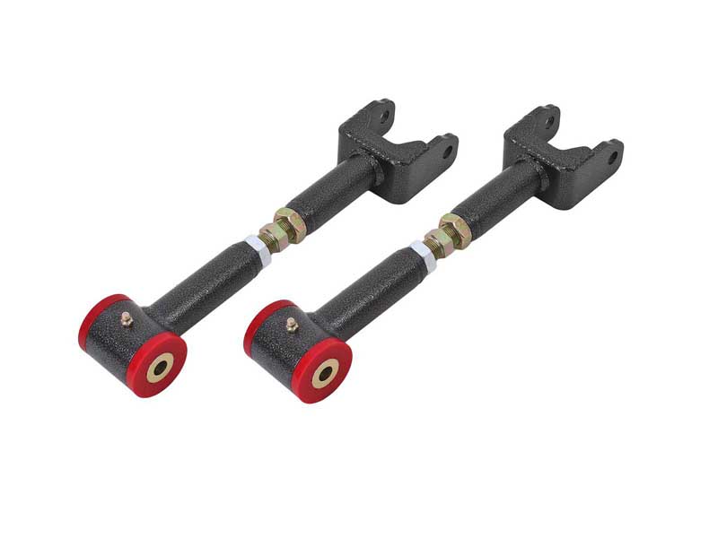 BMR UTCA046H Upper Control Arms, On-car Adj With Poly Bushings, Black for 1968-1972 A-Body