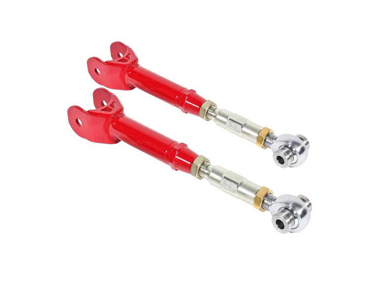 BMR UTCA063R Upper Control Arms, On-car Adjustable With Rod Ends, Red for 2016-2024 Camaro