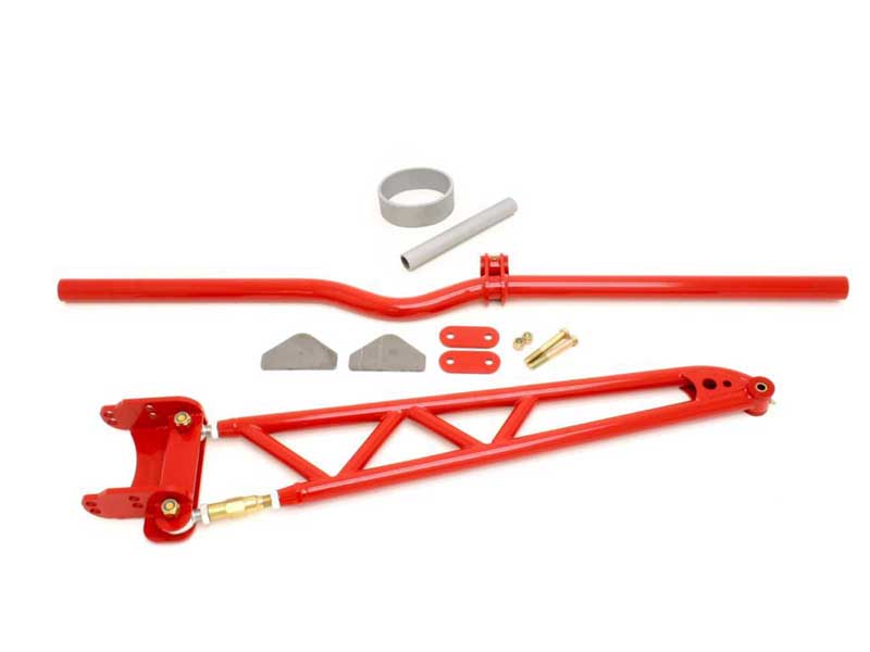 BMR XTA001R Xtreme Torque Arm Kit, Chrome Moly, Adjustable, Red for 1982-2002 F-Body