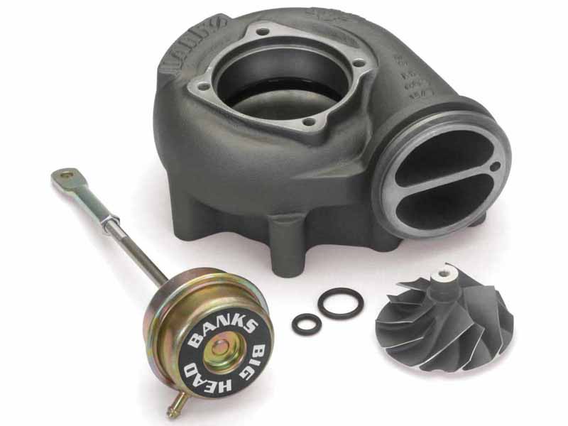 Banks 24458 Big-Head Wastegate Compressor Wheel Quick Turbo Upgrade for Excursion/Super Duty 7.3D