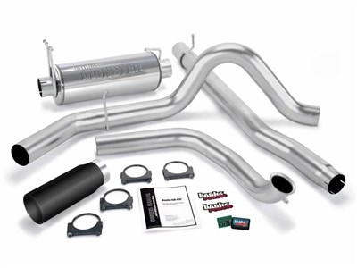 Banks 47514-B Git-Kit Bundle Power System With Black Tip Exhaust for 2001-2003 Ford Excursion 7.3L