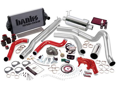 Banks 47528 PowerPack Bundle Complete Power System With Single Exit Exhaust Chrome Tip 1999 Ford 7.3