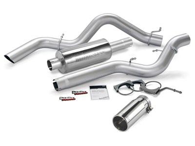 Banks 48937 Monster 4-inch Exhaust System With Chrome Tip 2006-2007 Chevy/GMC 2500/3500 6.6L SCLB
