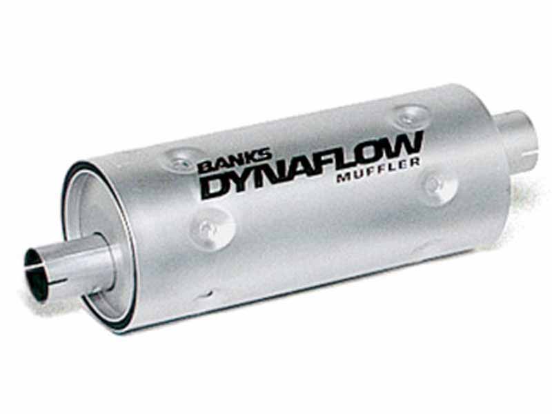 Banks 52405 Stainless Steel Exhaust Muffler 3 Inch Inlet X 3.5 Inch Outlet with Heatshield