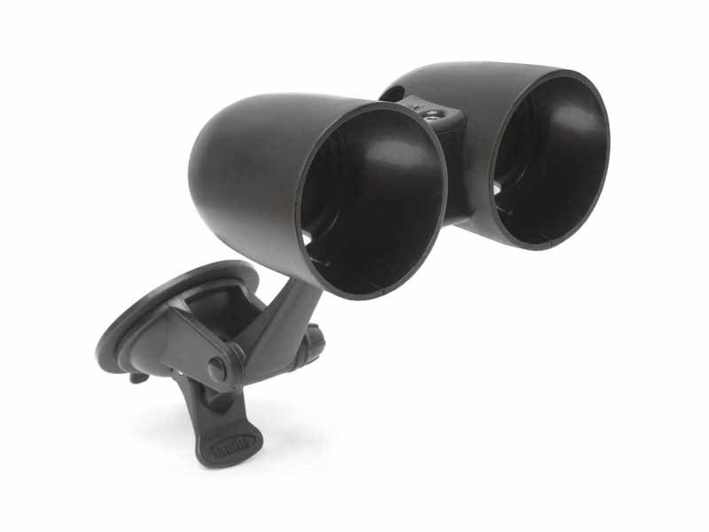 Banks 63344 Dual Gauge Pod Kit 52mm Sticky Base Suction Mount iDash 1.8 & 52mm (2-1/16 inch) gauges