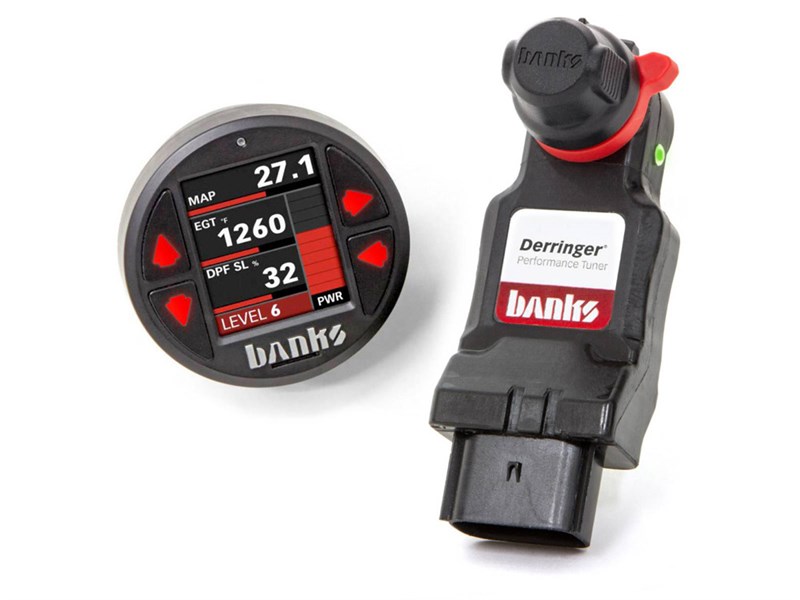 Banks 66693 Derringer Tuner With iDash SuperGauge for 2011-2019 Ford F250/F350/F450/F550 6.7L