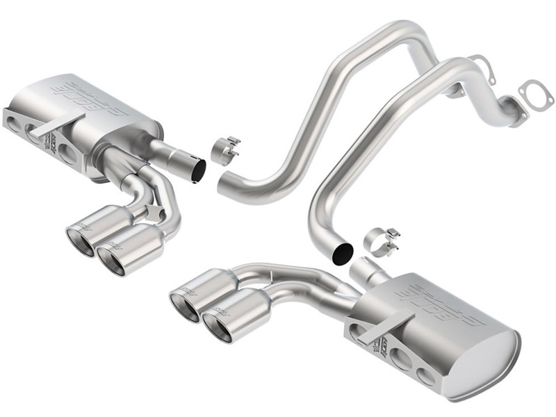 Borla 140427 Stainless Cat-Back S-Type Exhaust 1997-2004 Corvette C5
