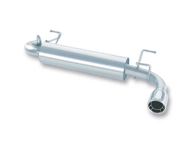 Borla 11732 S-Type 2.25" Axle-Back Exhaust Round 3.5" Chrome Tip for 1999-2005 Miata 1.8