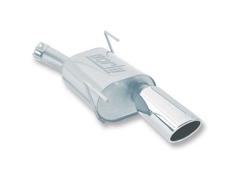 Borla 11751 S-Type 2.5" Axle-Back Exhaust, Round 4" Chrome Tip 2005-2009 Mustang 4.0