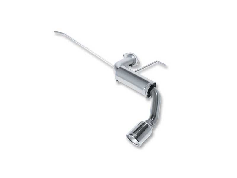 Borla 11782 S-Type 2.25-in Axle-Back Exhaust Round 4-in Chrome Tip for 2008-2011 Lancer 2.0/2.4