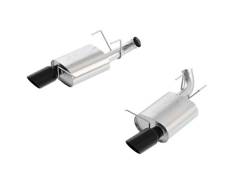 Borla 11791BC ATAK 2.75" Axle-Back Exhaust Round 4.5" Black Tip for 2011-2012 Mustang GT 5.0