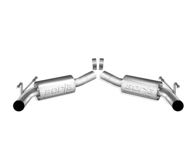 Borla 11801 S-Type Axle-Back Exhaust 2010-2013 Camaro SS W/Factory Ground Effects- No Tips