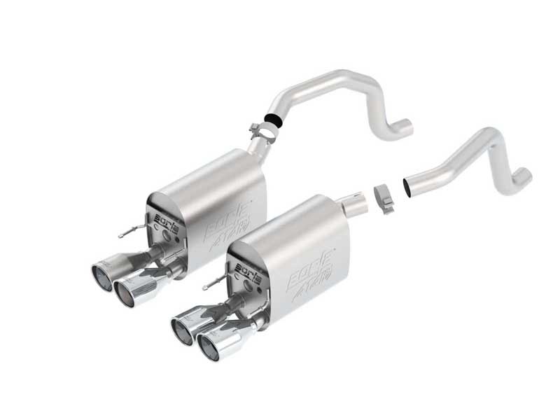 Borla 11812 ATAK 2.5" Axle-Back Exhaust for 2009-2013 Corvette C6 6.2