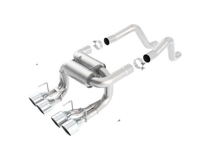 Borla 11822 ATAK 3-in Axle-Back Exhaust for 2006-2013 Corvette C6 Z06/ZR1 6.2/7.0