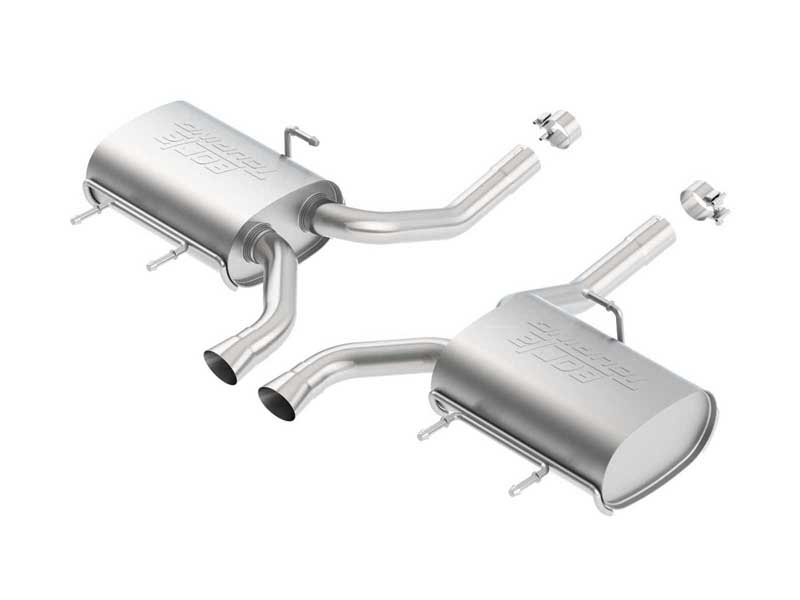 Borla 11824 Touring 2.25" Axle-Back Exhaust for 2011-2014 CTS Coupe 3.6 with Factory Valance & Tip