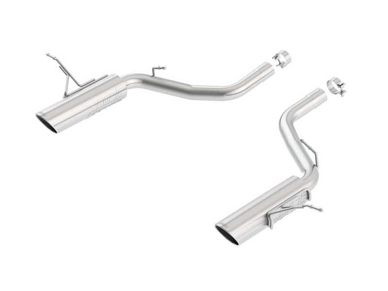 Borla 11826 S-Type 2.75" Axle-Back Exhaust with 5" Chrome Tip for 2012-2014 Grand Cherokee SRT-8 6.4