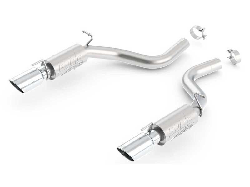 Borla 11833 ATAK 3-in Axle-Back Exhaust Round 4.5-in Chrome Tip for 2012-2014 Charger/300C SRT-8 6.4