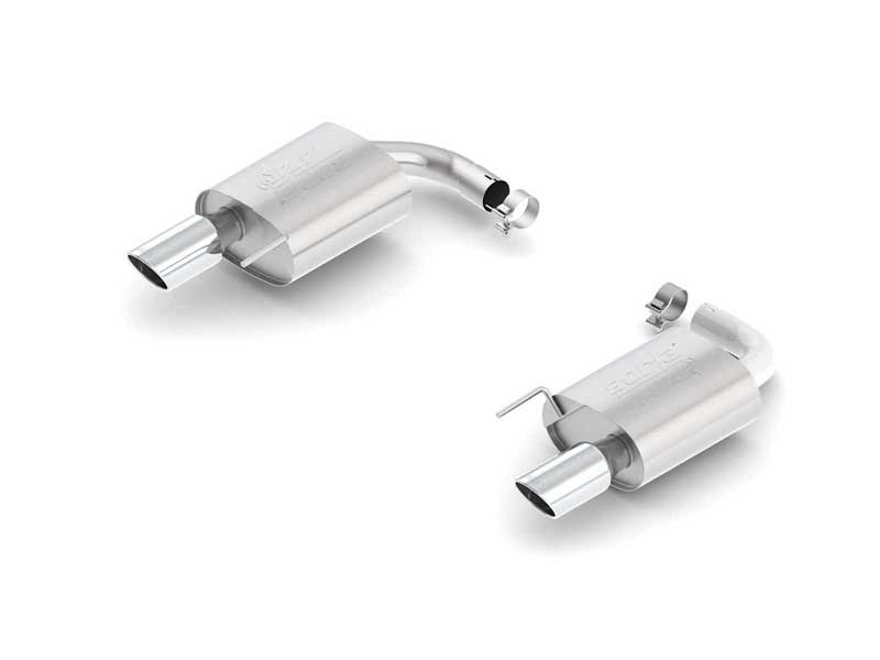 Borla 11895 ATAK 2.5" Axle-Back Exhaust Round 4" Chrome Tip for 2015-2017 Mustang GT 5.0