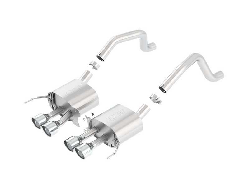 Borla 11910 S-Type 2.75" Axle-Back Exhaust for 2015-2019 Corvette C7 Z06 6.2 W/O AFM/NPP