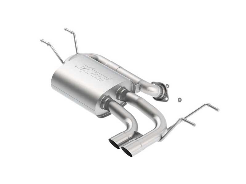 Borla 11919 S-Type 2.25" Axle-Back Exhaust Round 2.5" Chrome Tip for 2016-2023 Miata 2.0