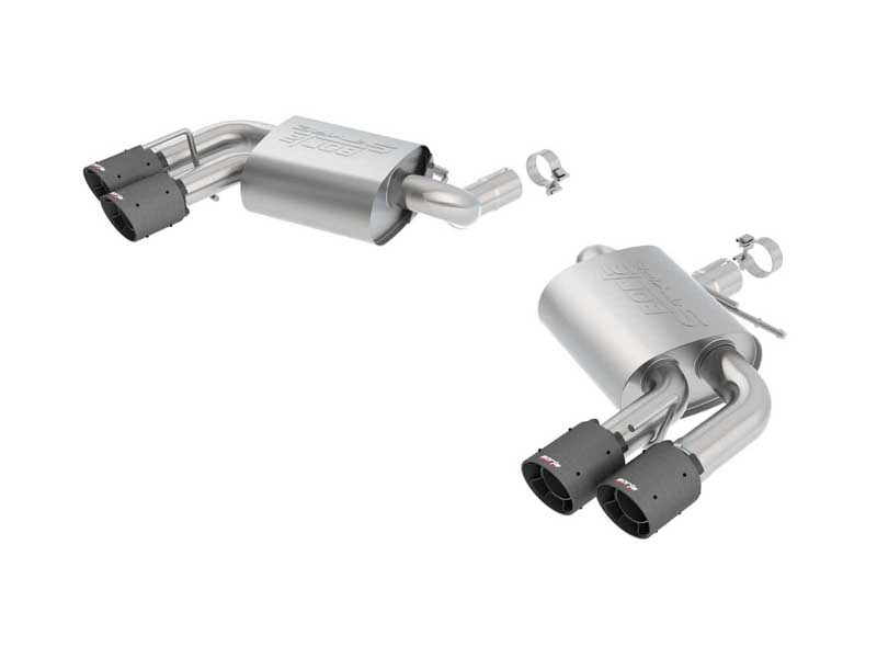 Borla 11920CFBA S-Type 2.75" Axle-Back Exhaust for 2016-2023 Camaro SS 6.2