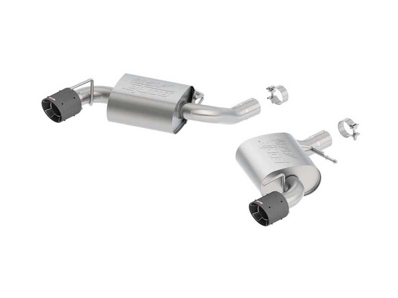Borla 11923CF ATAK 2.75" Axle-Back Exhaust Chrome Tip for 2016-2023 Camaro SS 6.2