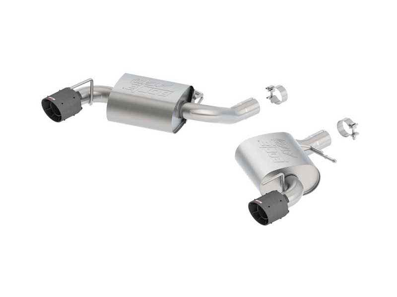 Borla 11923CFBA ATAK 2.75" Axle-Back Exhaust Carbon Fiber Tip for 2016-2023 Camaro SS 6.2