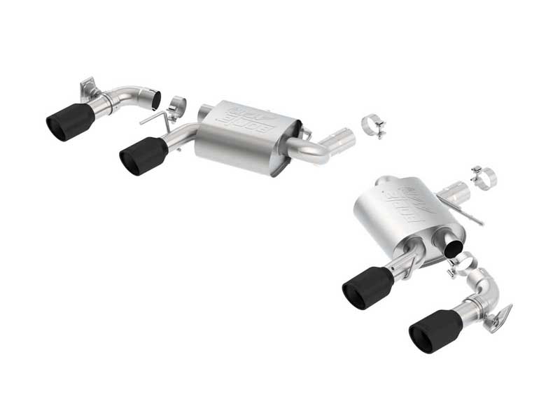 Borla 11925CB ATAK 2.75" Axle-Back Exhaust with Dual Mode Valves for 2016-2023 Camaro SS