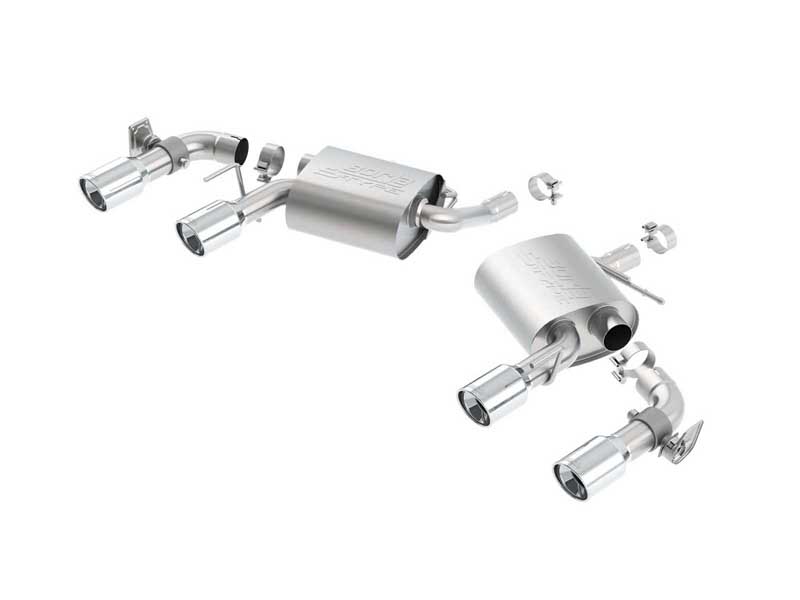 Borla 11930 S-Type 2.75-in Axle-Back Exhaust for 2016-2023 Camaro LT 3.6