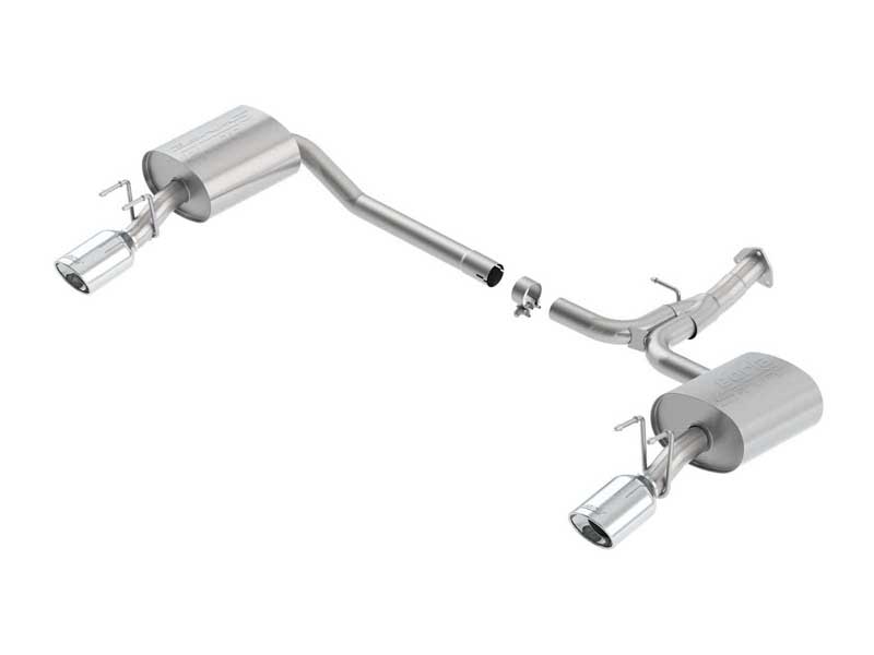 Borla 11949 S-Type 2.25" Axle-Back Exhaust for 2016-2017 Accord 2.4/3.5 Sedan With Dual/Split Exit