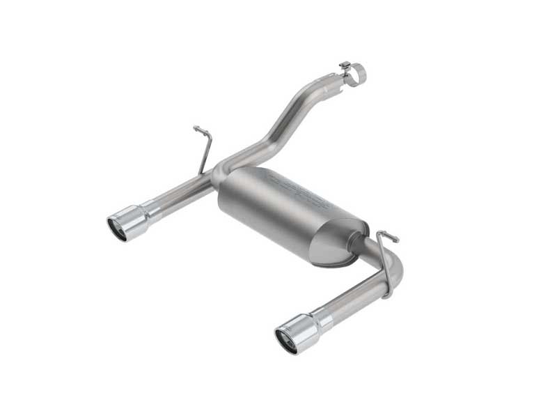 Borla 11955 Touring 2.5-in Axle-Back Exhaust Round 3.5-in Chrome Tip for 2018-2023 Wrangler JL 3.6