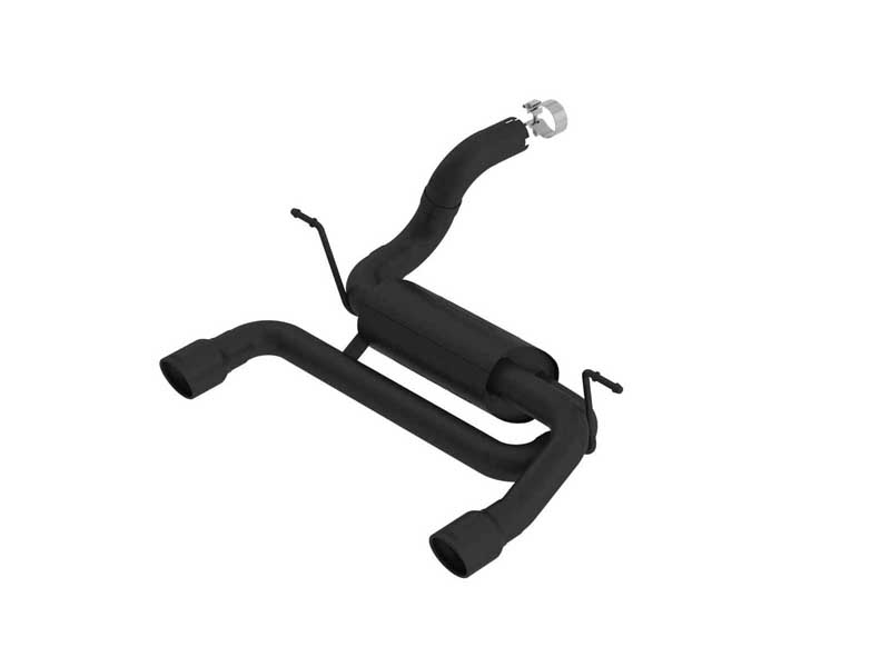 Borla 11964CB ATAK 2.75-in Axle-Back Exhaust Round 3.5-in Black Tip for 2018-2023 Wrangler JL 2.0T