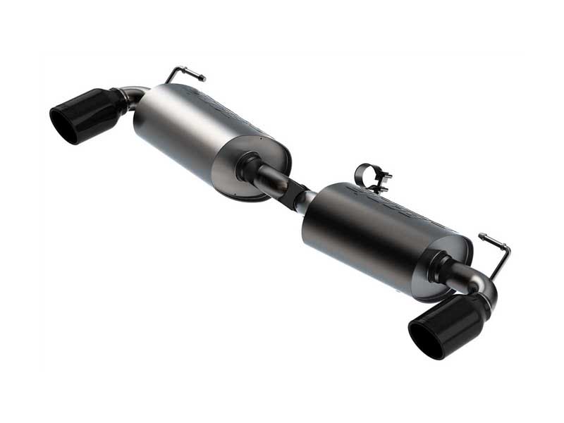 Borla 11972BC S-Type 2.25-in Axle-Back Exhaust with Black Tip for 2021-2023 Bronco Sport 1.5 4wd 4-D