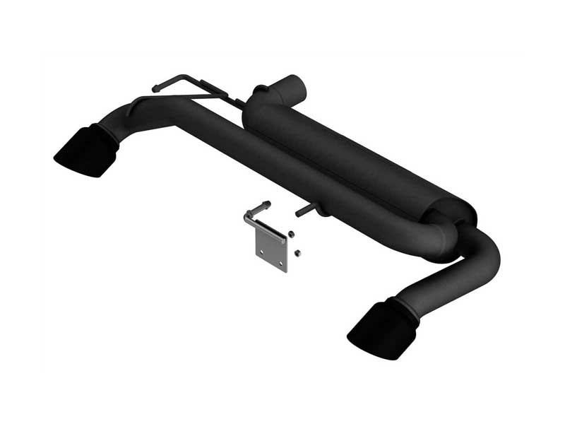 Borla 11975CB ATAK 2.75-in Axle-Back Exhaust Round 4-in Black Tip for 2021-2023 Bronco 2.3 4WD 2DR/4