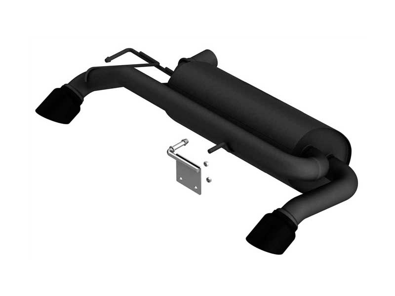 Borla 11977CB S-Type 2.75-in Axle-Back Exhaust Round 4-in Black Tip for 2021-2023 Bronco 2.7